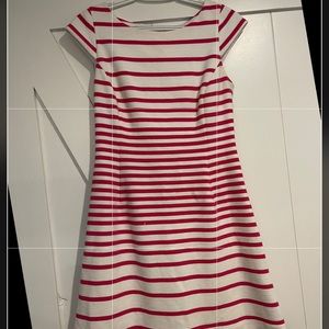 Slightly worn Lilly Pulitzer pink stripe dress with small stain